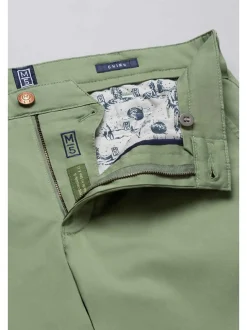 MEYER Herren Chino - M5 Chino in grün - Länge: lang