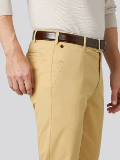MEYER Herren Chino - New York in braun - Länge: lang