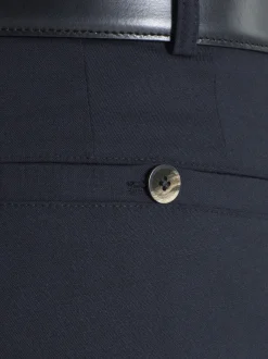 MEYER Herren Chino - Roma in blau - Länge: lang