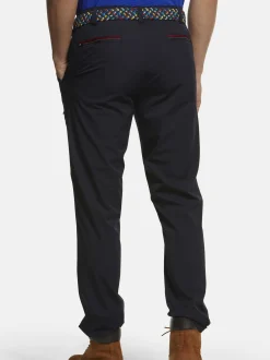 MEYER Herren Chino - Skye in blau - Länge: lang