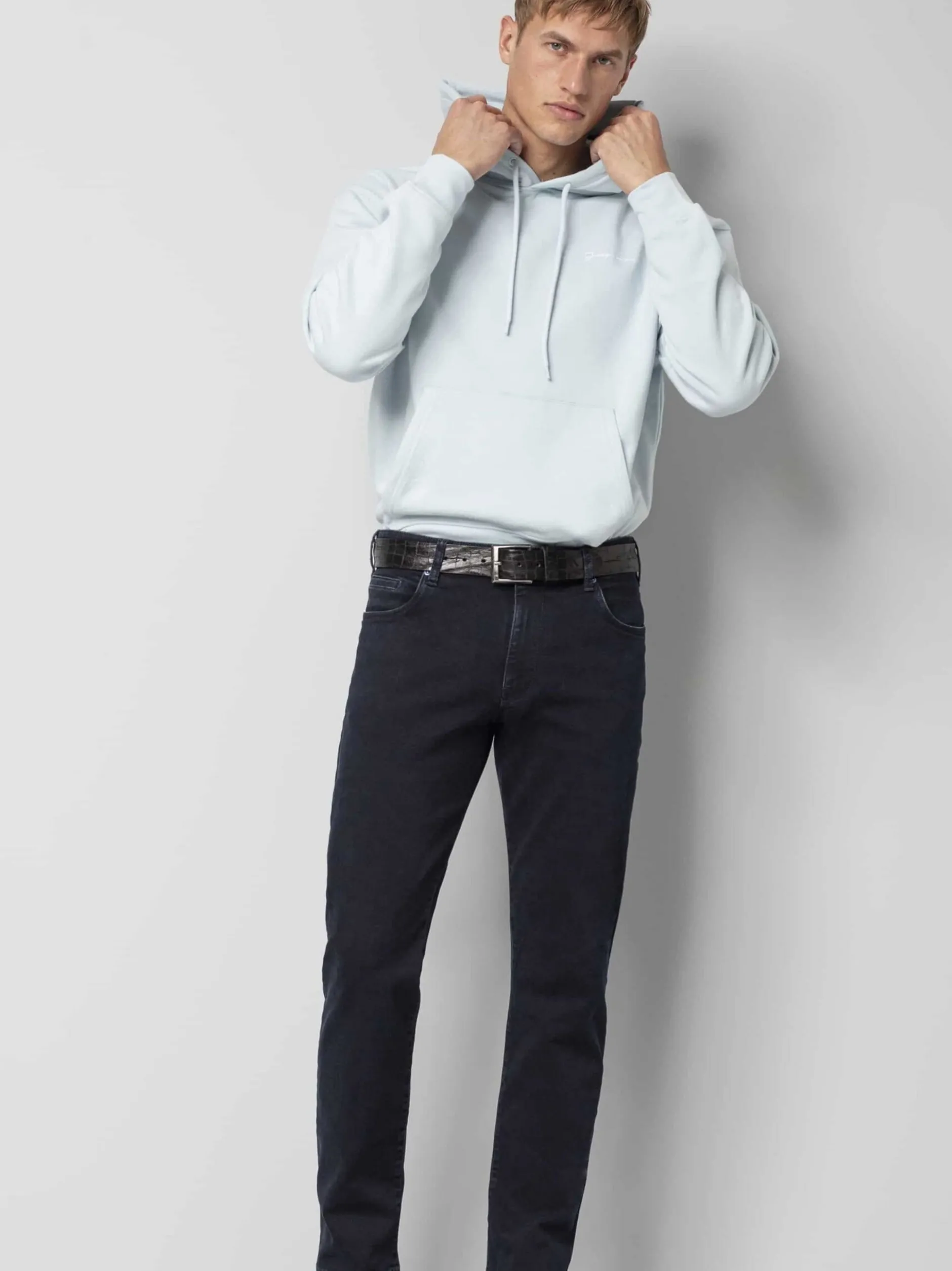 MEYER Herren Five-Pocket - M5 Regular in blau