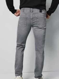 MEYER Herren Five-Pocket - M5 Slim in grau - Länge: lang
