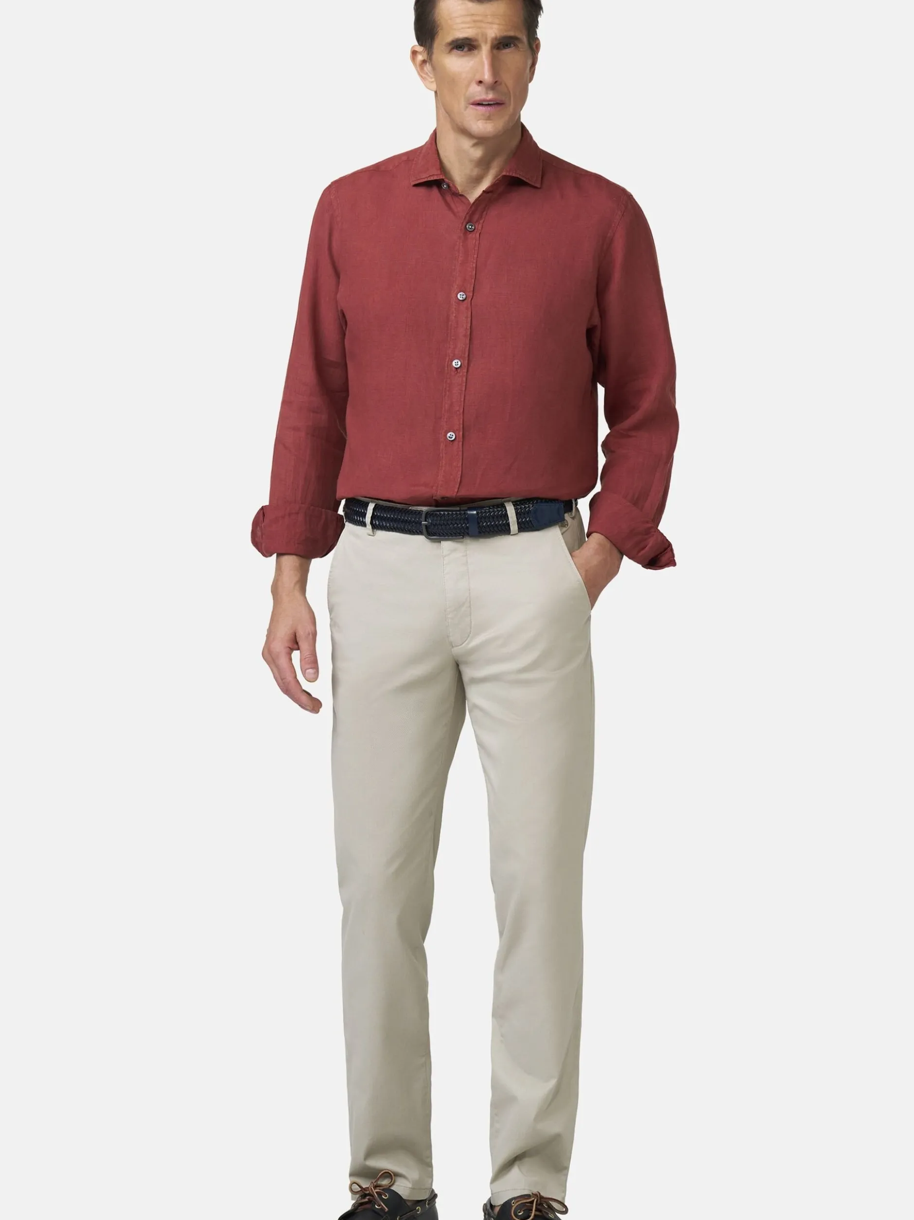 MEYER Herren Hose - Bonn 1-5075 in beige - Länge: lang