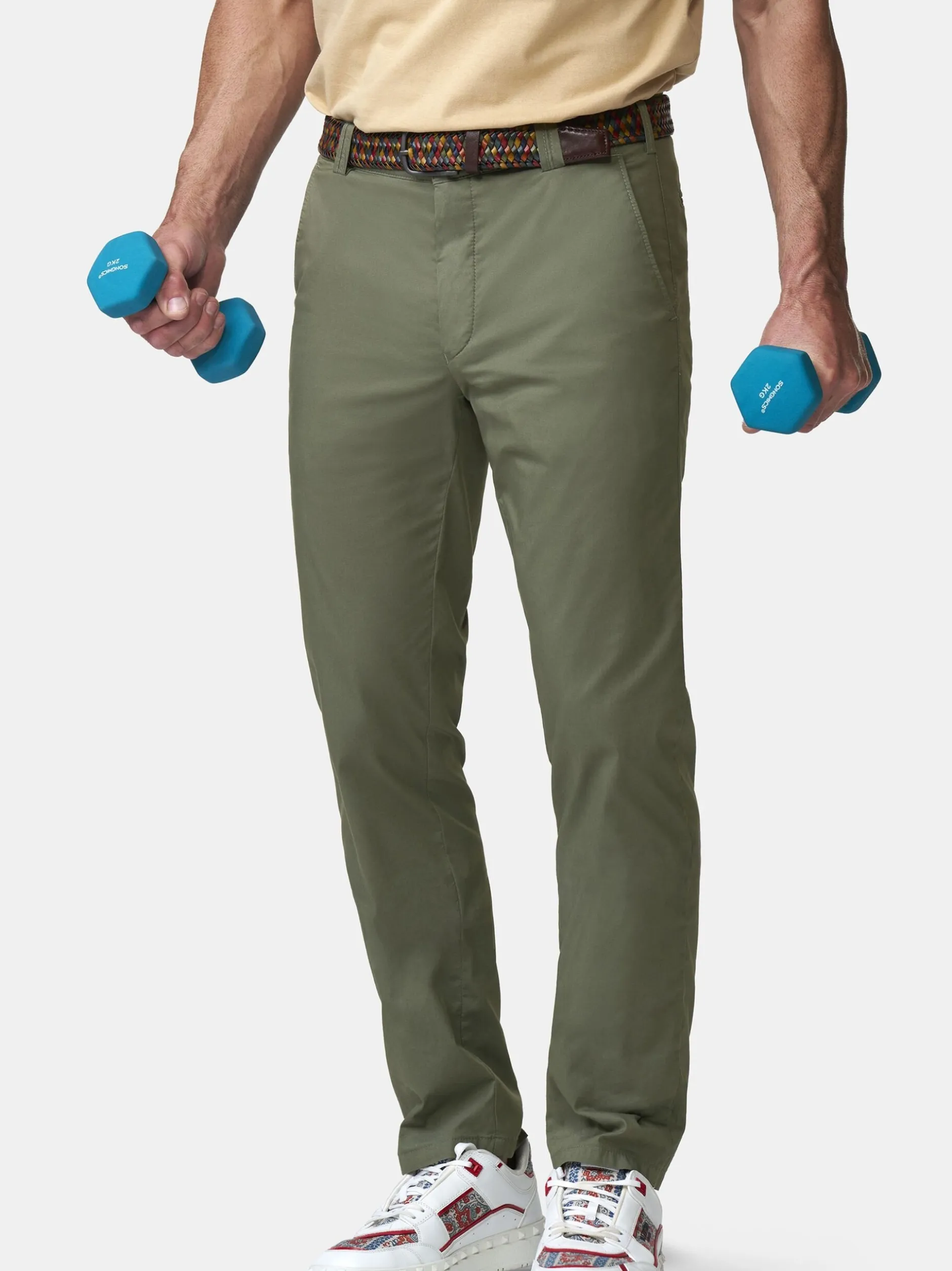 MEYER Herren Hose - Bonn 1-8137 in khaki - Länge: lang
