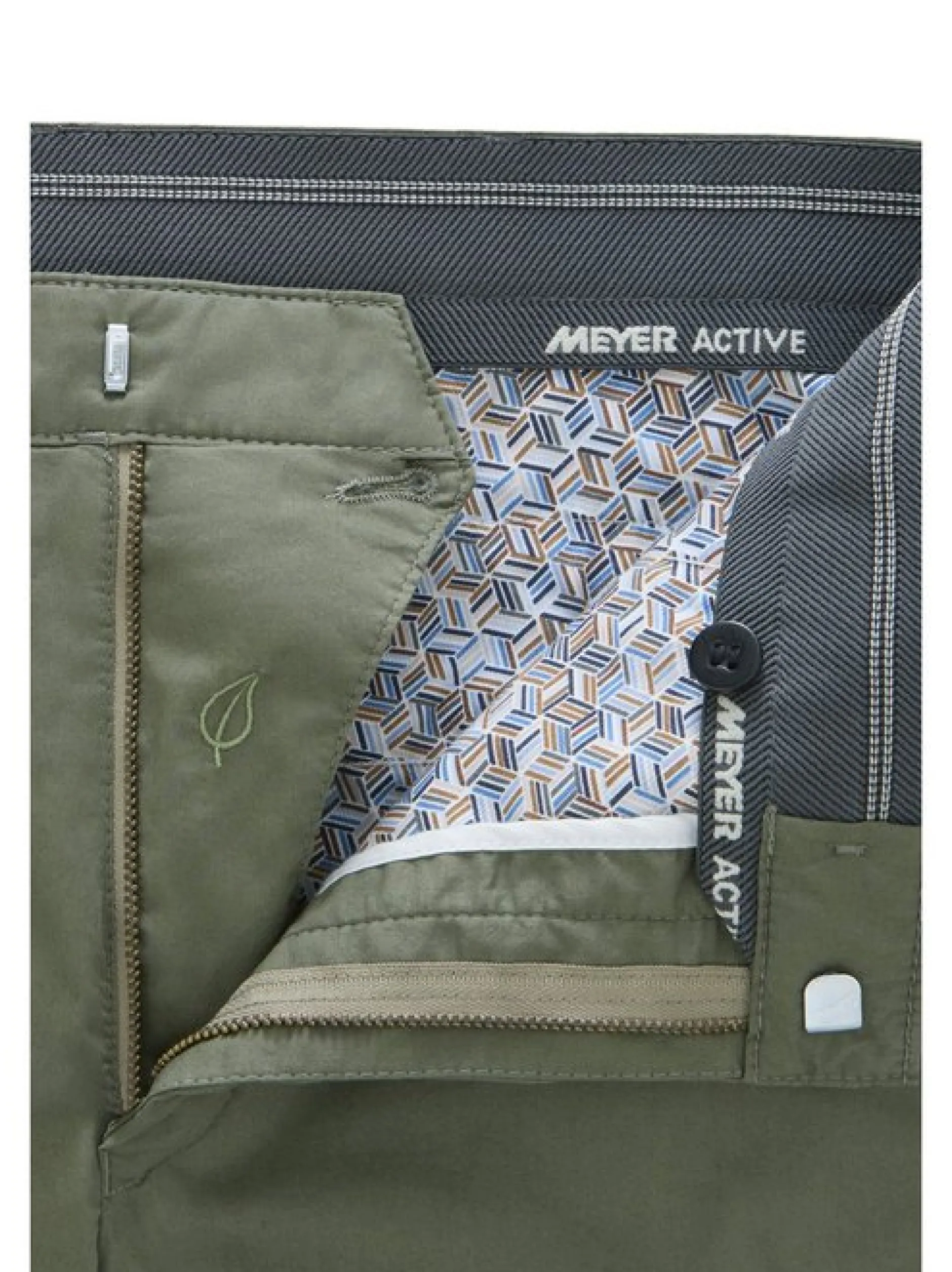 MEYER Herren Hose - Bonn 1-8137 in khaki - Länge: lang
