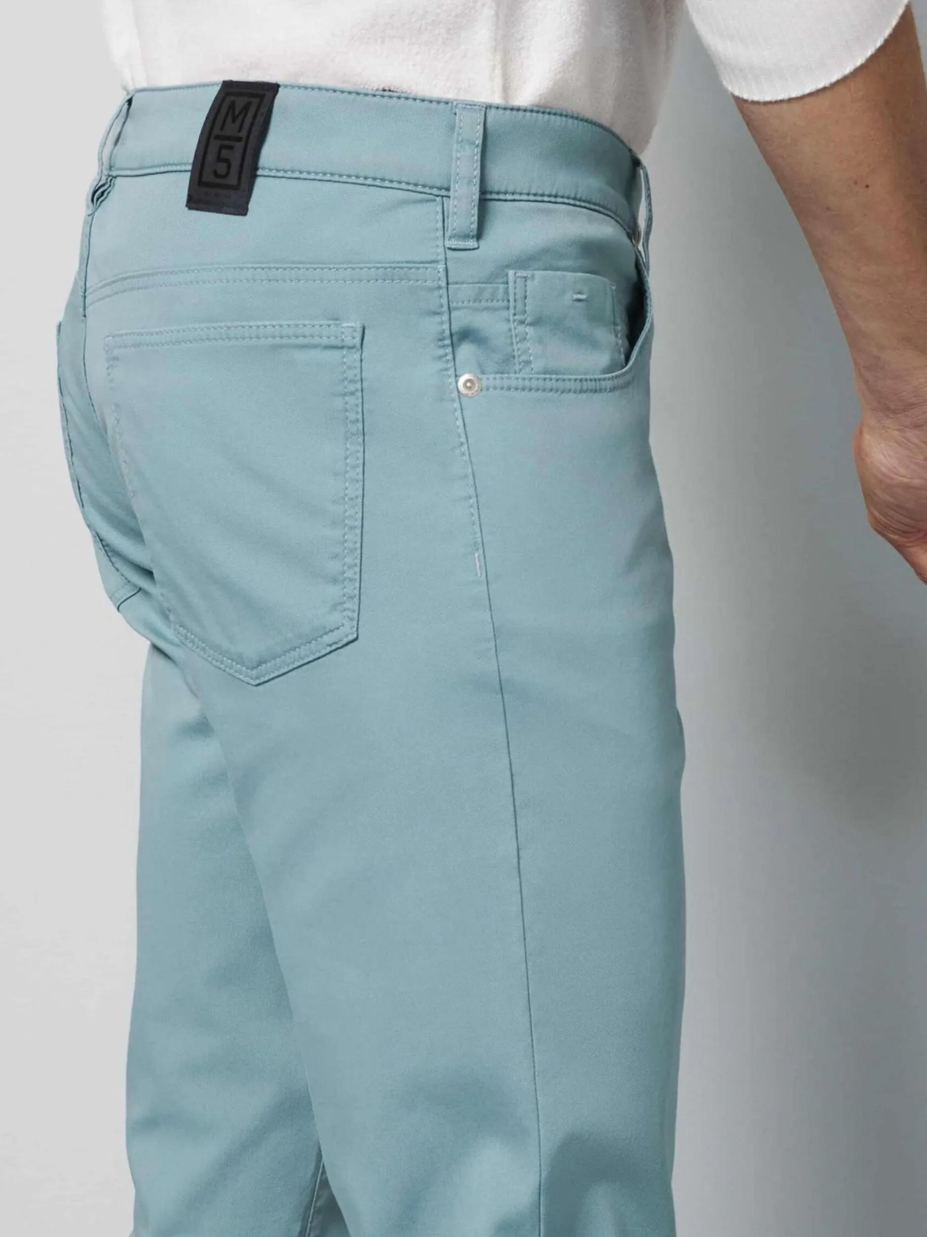MEYER Herren Hose in türkis - Länge: lang