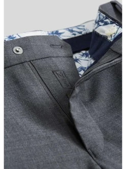 MEYER Herren Hose - M5 Chino in grau - Länge: lang