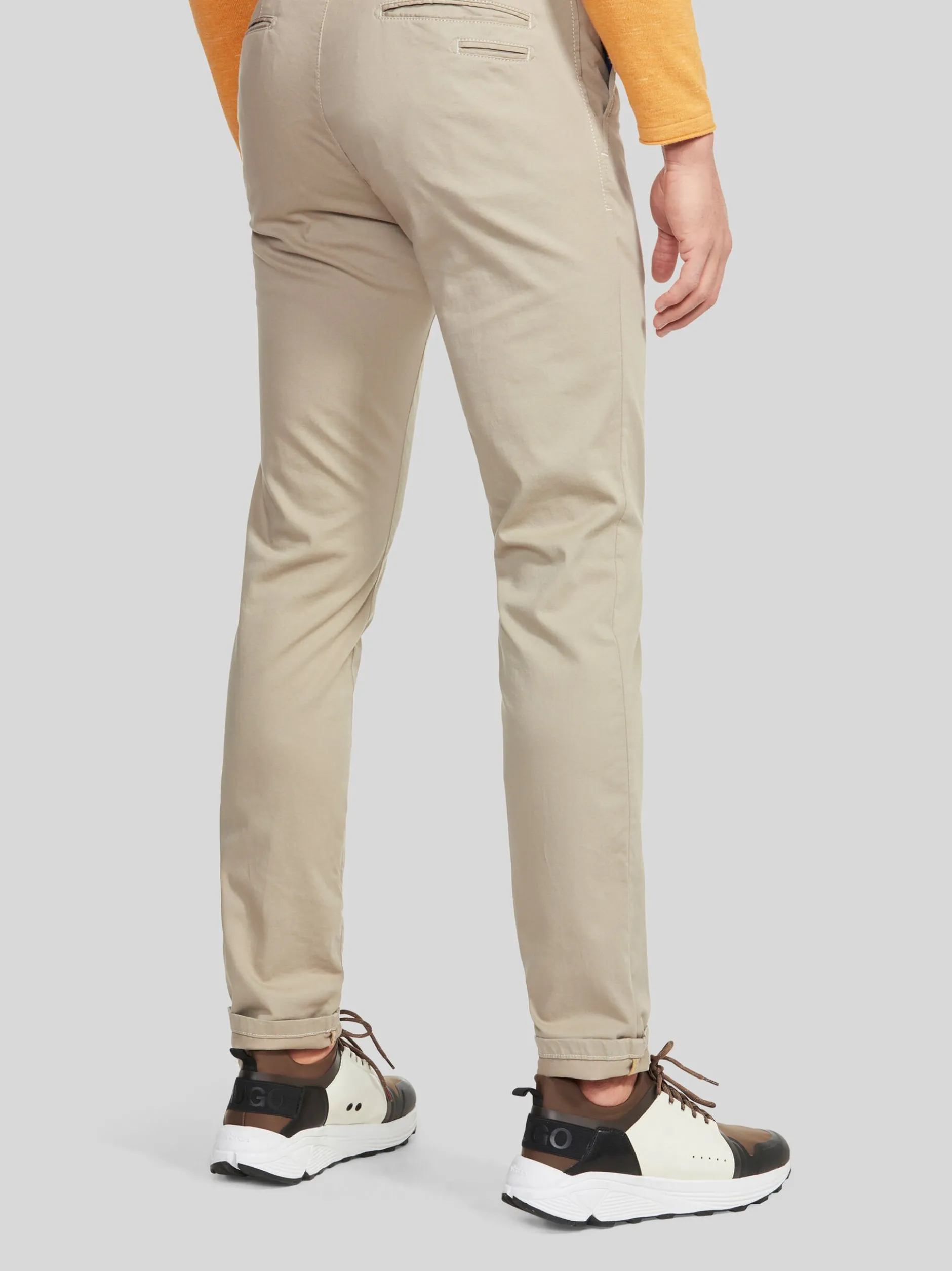 MEYER Herren Hose - M5 FIT in beige - Länge: lang