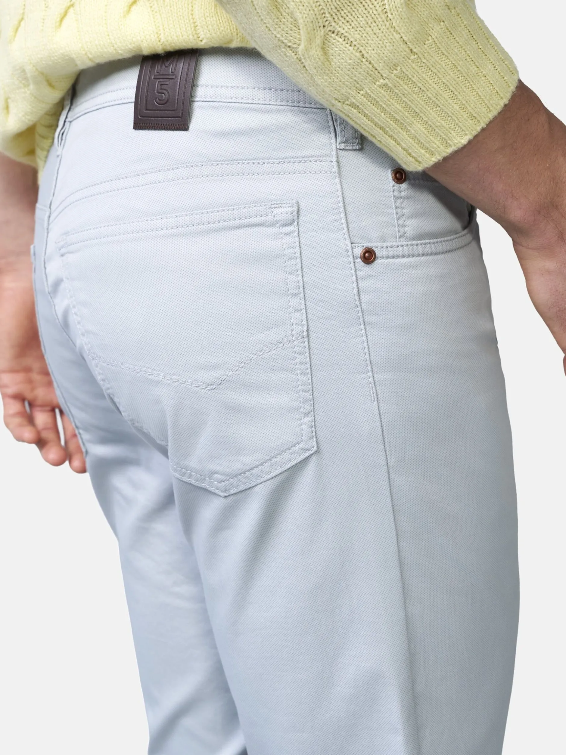 MEYER Herren Hose - M5 Five 1-6075 in grau - Länge: lang