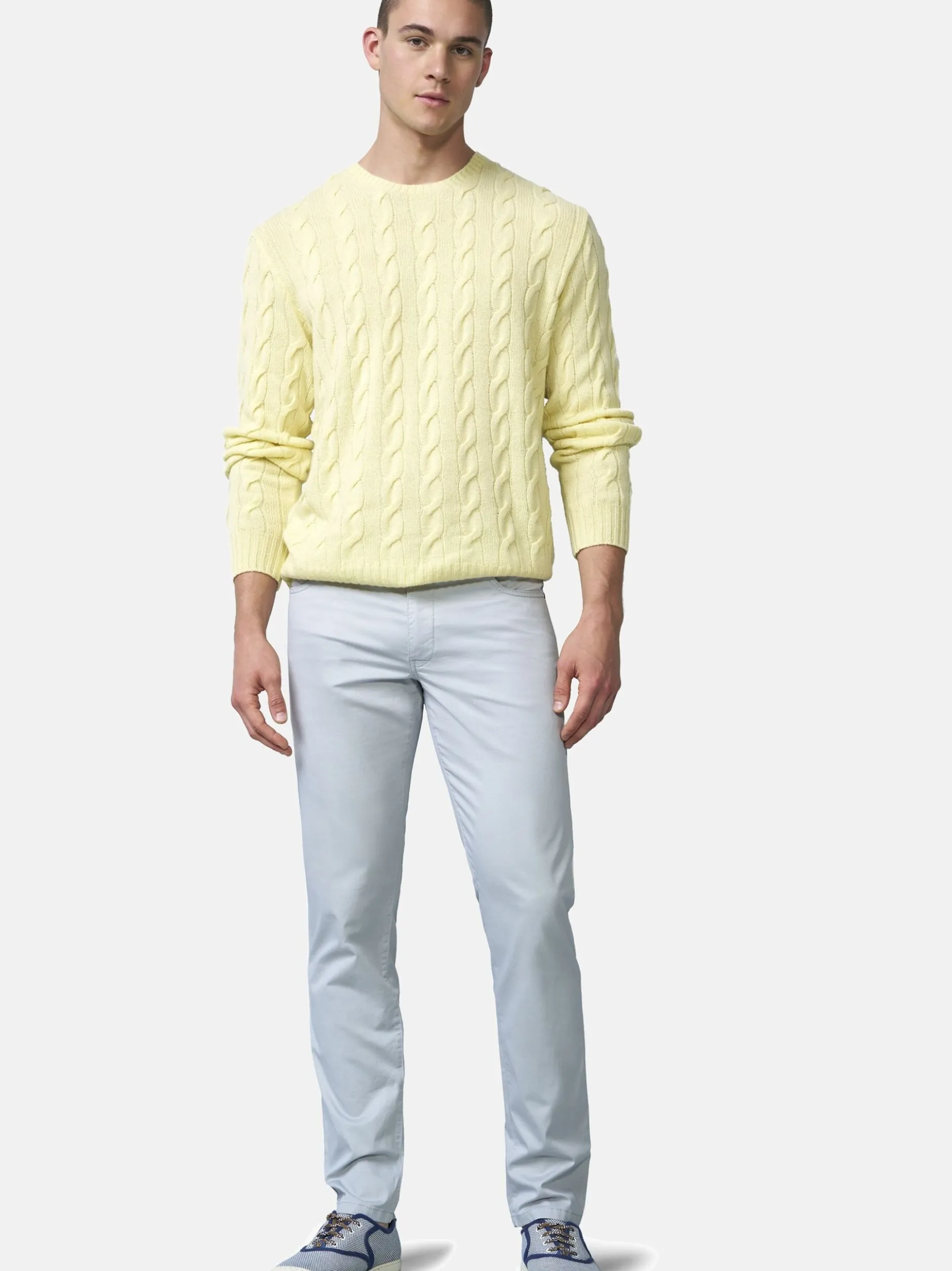 MEYER Herren Hose - M5 Five 1-6075 in grau - Länge: lang