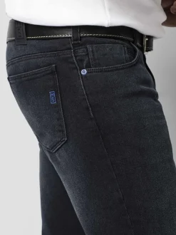 MEYER Herren Hose - M5 Slim in blau - Länge: lang