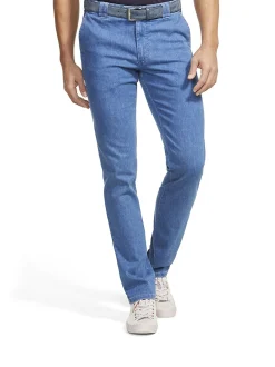 MEYER Herren Jeanshose - Oslo in hellblau - Länge: lang