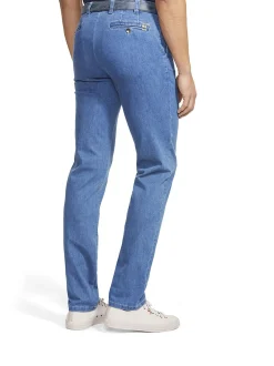 MEYER Herren Jeanshose - Oslo in hellblau - Länge: lang