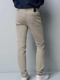 MEYER Herren Jeans - M5 Slim in beige - Länge: lang