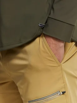 MEYER Herren Poloshirt - Bryson in oliv - Ärmel: langarm