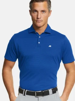 MEYER Herren Poloshirt - Rory in royal - Ärmel: kurzarm