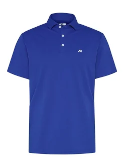 MEYER Herren Poloshirt - Rory in royal - Ärmel: kurzarm