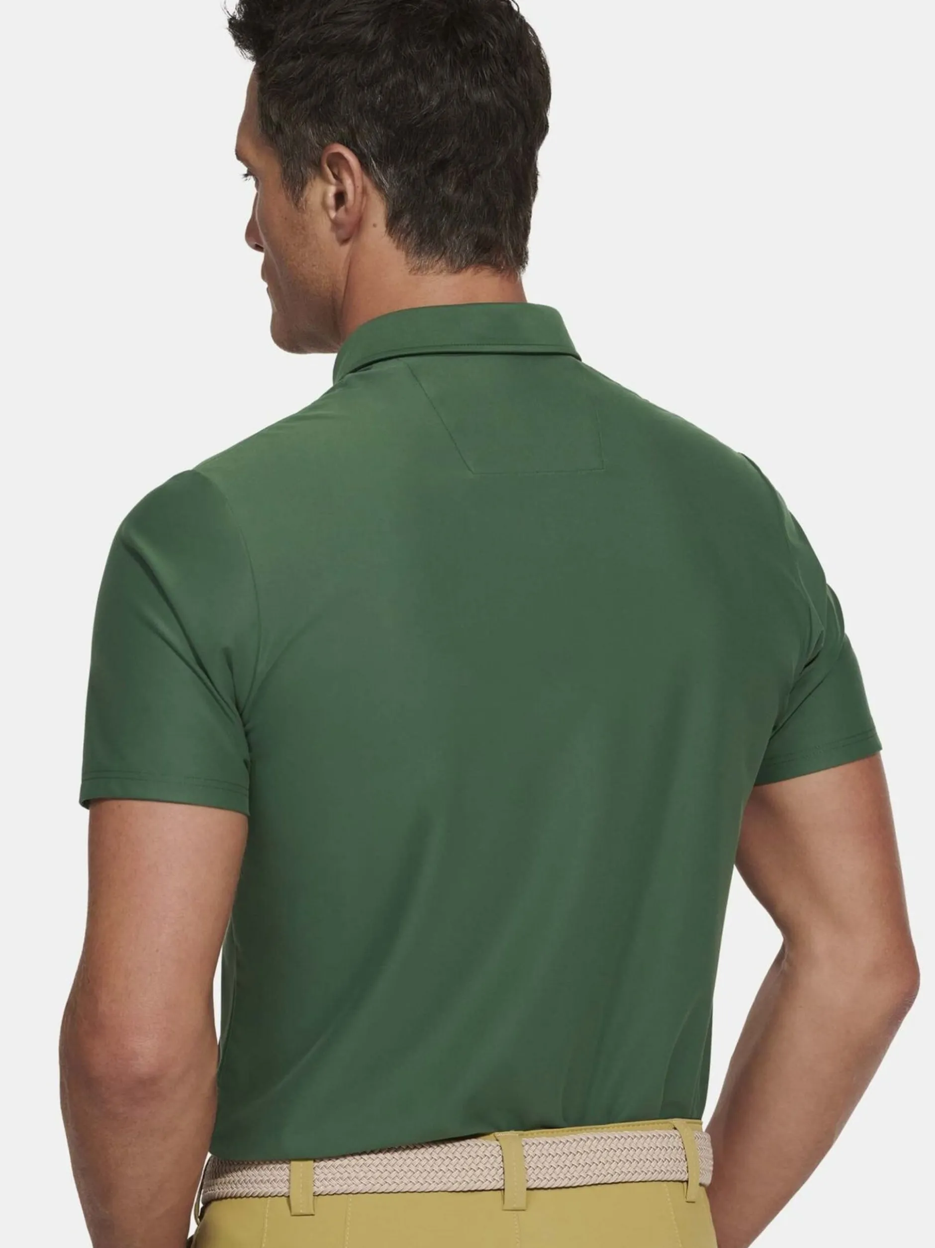 MEYER Herren Poloshirt - Tiger in grün - Ärmel: kurzarm