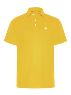MEYER Herren Poloshirt - Tiger in gelb - Ärmel: kurzarm