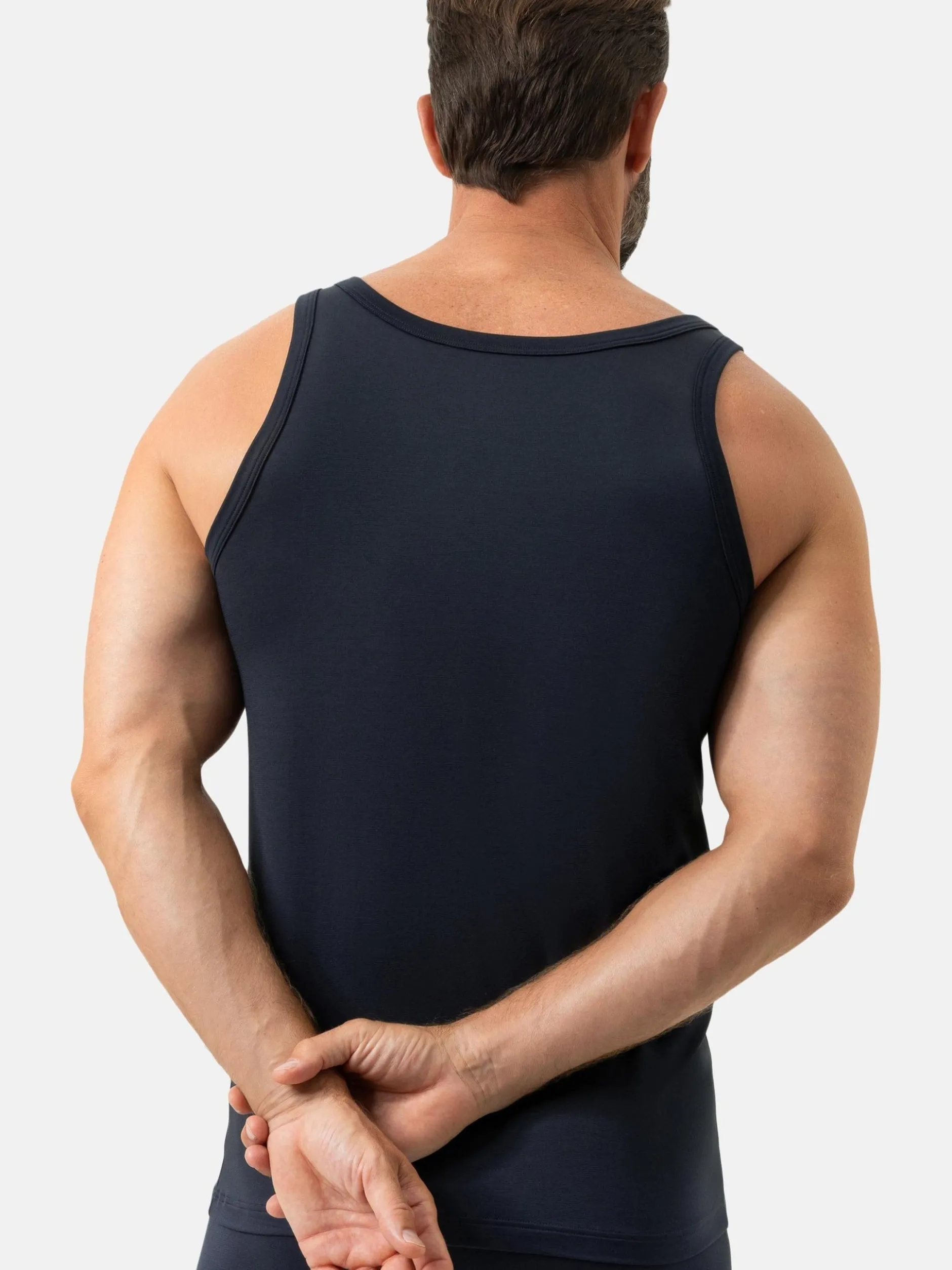Mey Herren Unterhemd in marine
