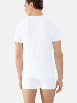 Mey Herren Unterziehshirts im 3er-Pack in weiß