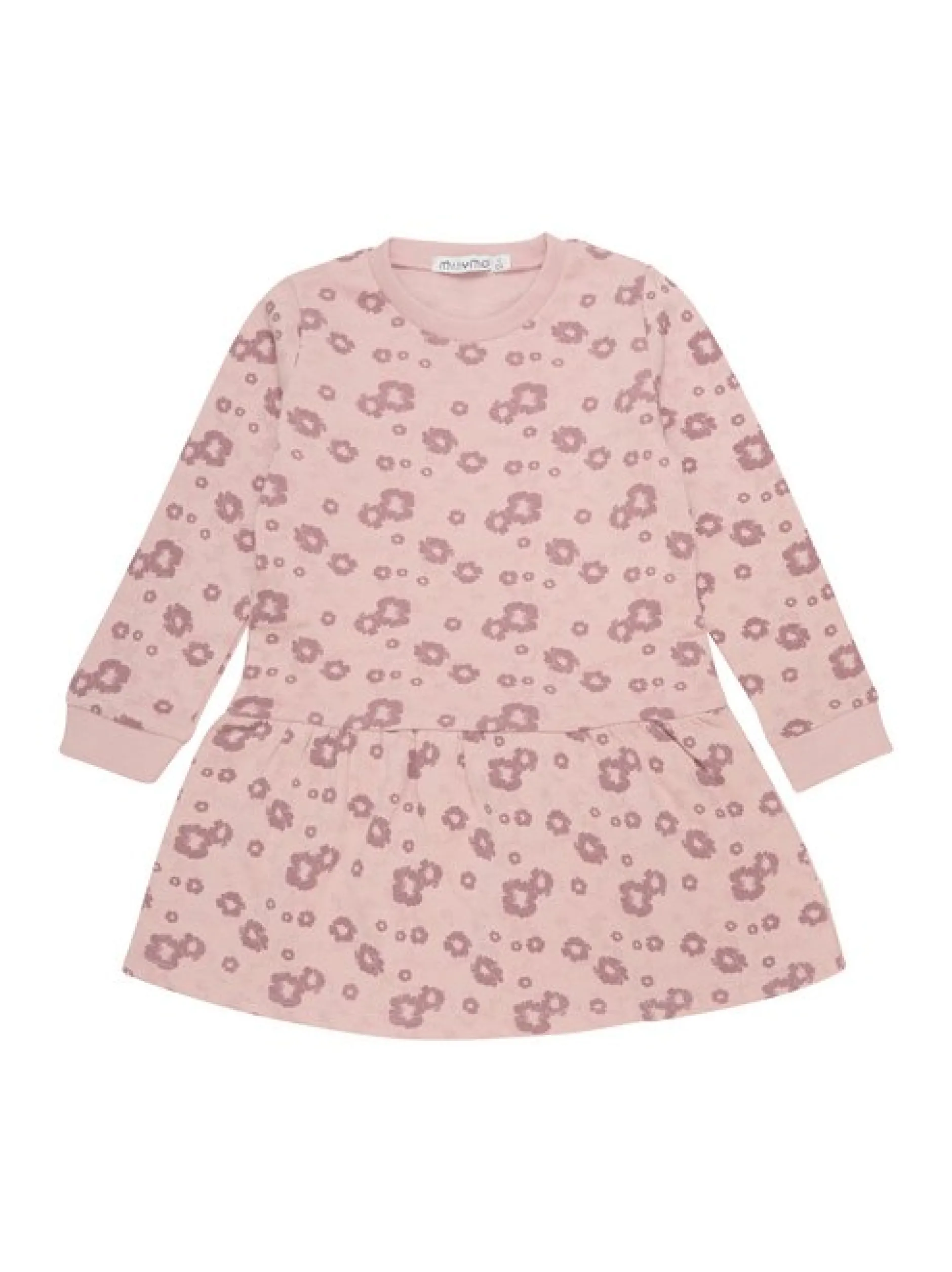 Minymo Mädchen Jerseykleid - MISweat in rosa
