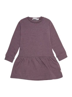 Minymo Mädchen Jerseykleid - MISweat in rosa