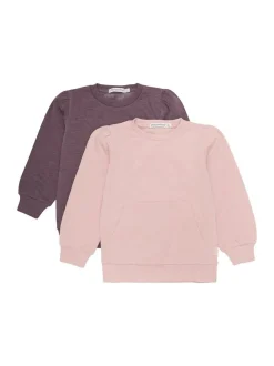 Minymo Mädchen Rundhalspullover - MISweatshirt in rosa