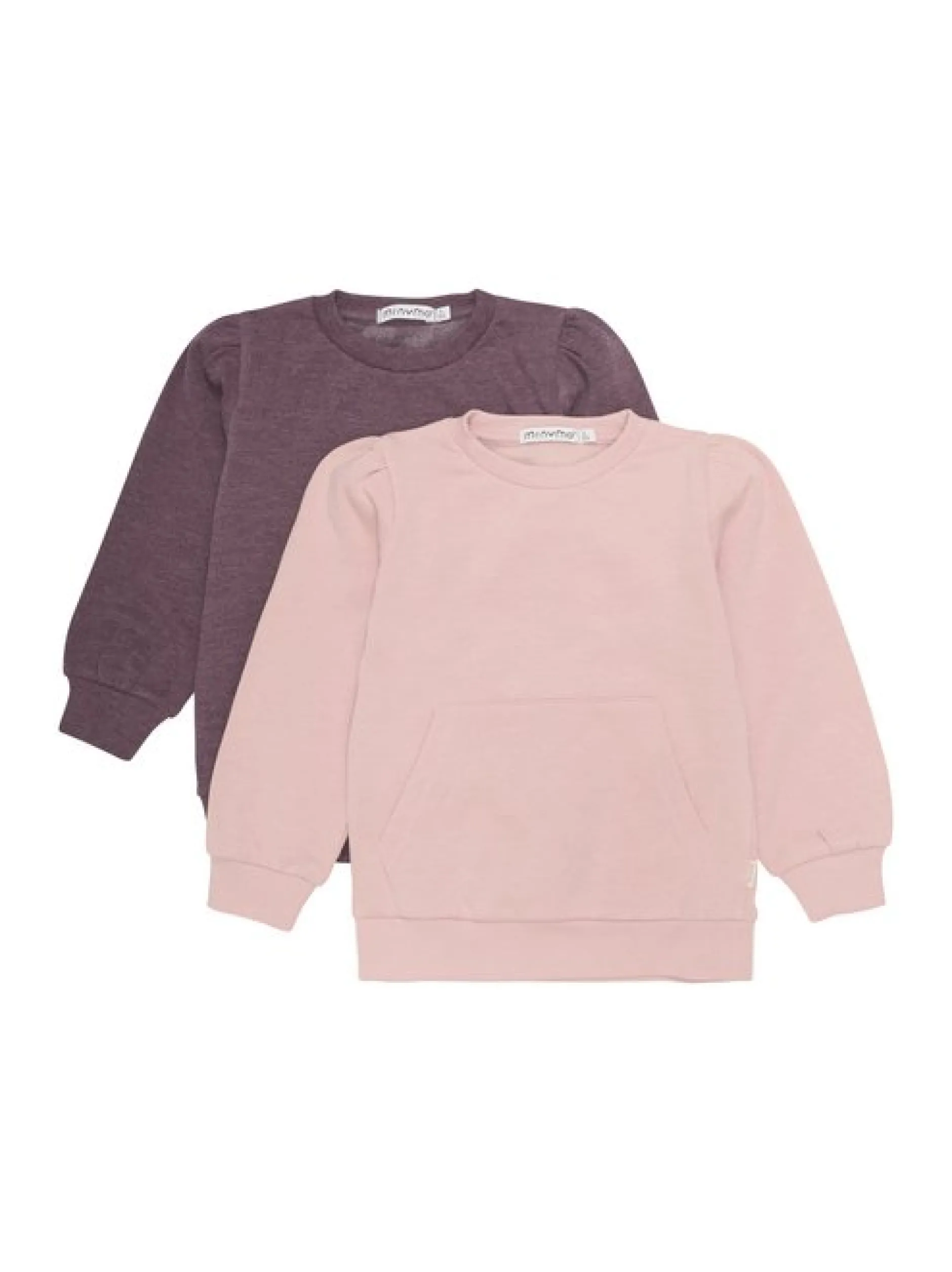 Minymo Mädchen Rundhalspullover - MISweatshirt in rosa