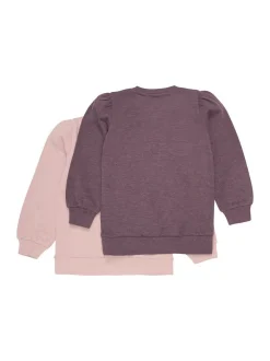 Minymo Mädchen Rundhalspullover - MISweatshirt in rosa