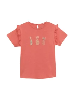 Minymo Mädchen T-Shirt - MIT-shirt SS in rot