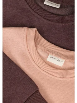 Minymo Unisex Kinder Sweater - MISweatshirt in rosa