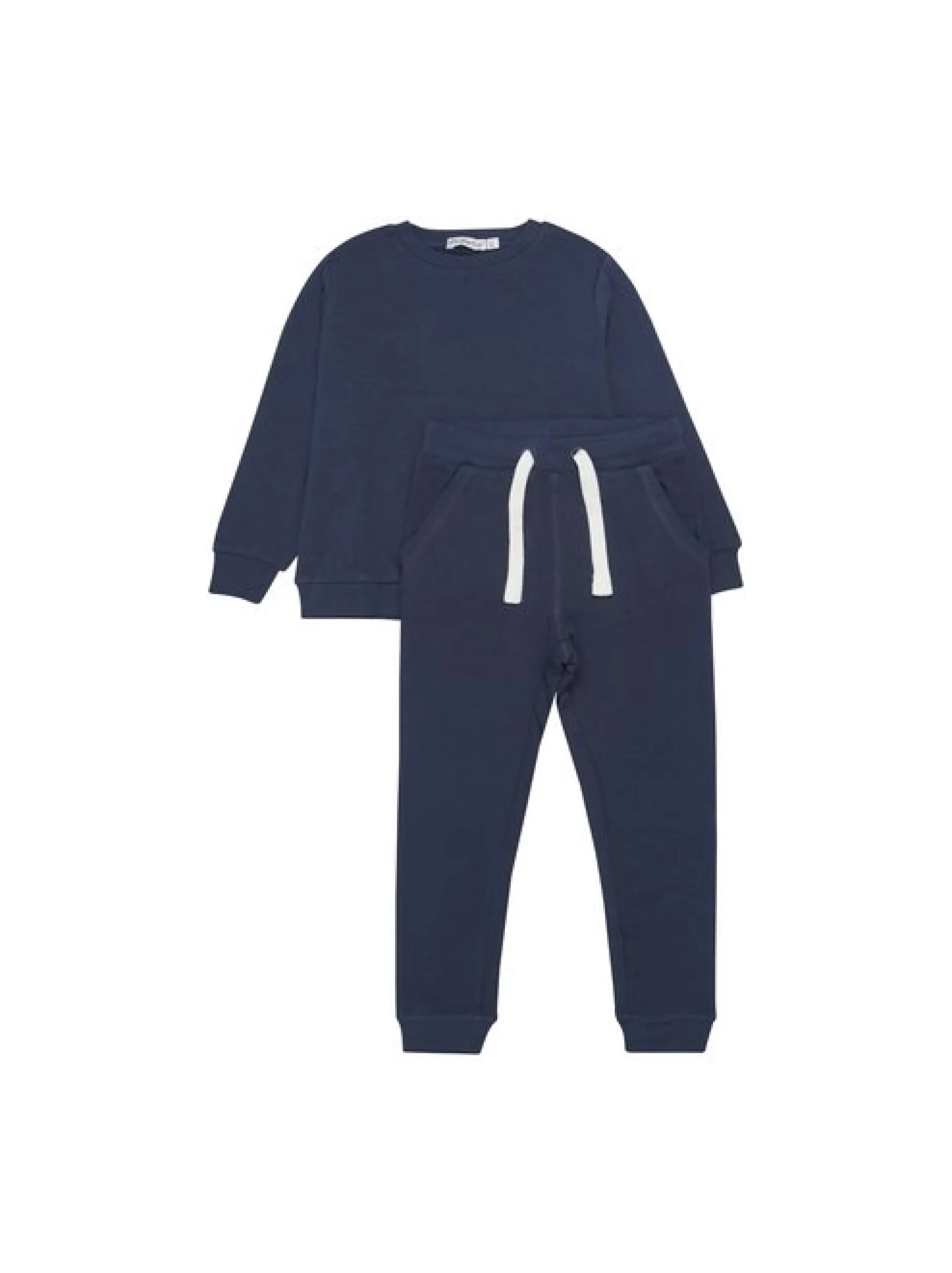 Minymo Unisex Langarmshirt & Hose - MISweat in blau