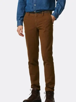 MMX Herren Chino-Hose - Apus in cognac - Länge: lang