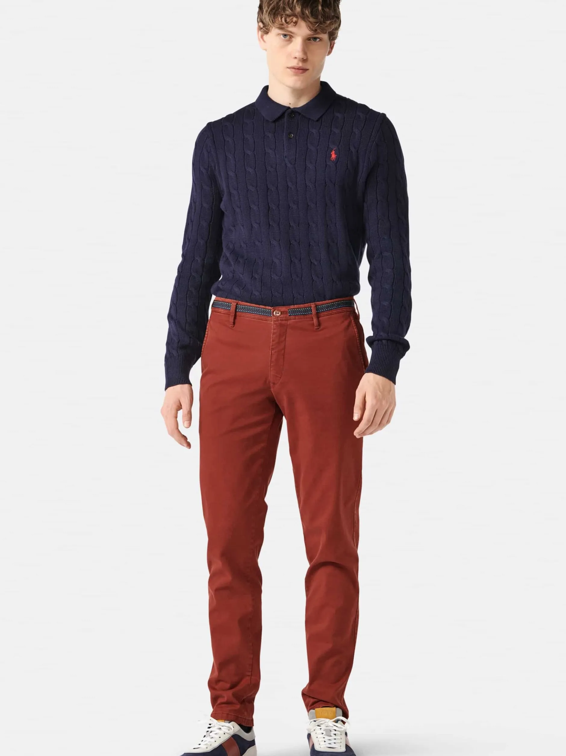 MMX Herren Chino-Hose - Apus in orange - Länge: lang