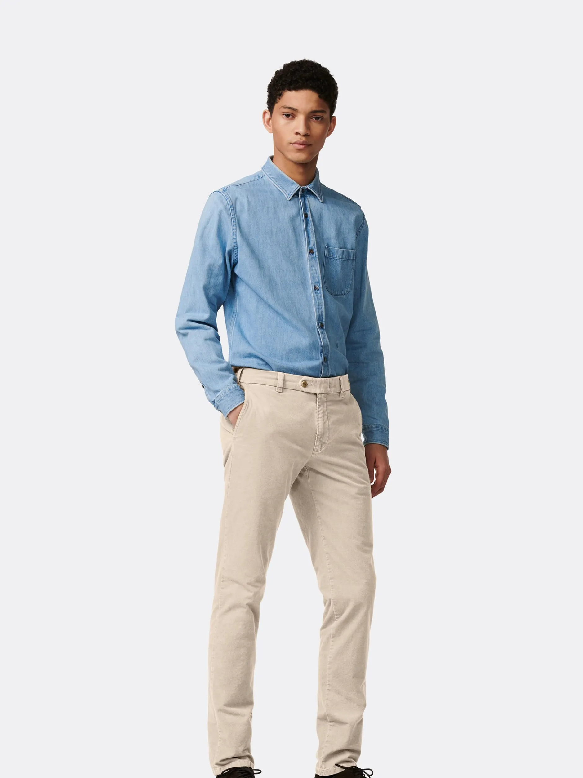 MMX Herren Chino-Hose - Lupus in beige - Länge: lang