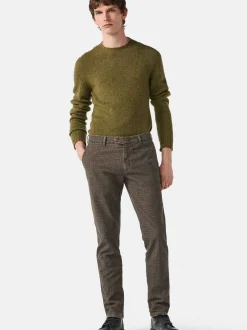 MMX Herren Chino-Hose - Pepita Check in braun