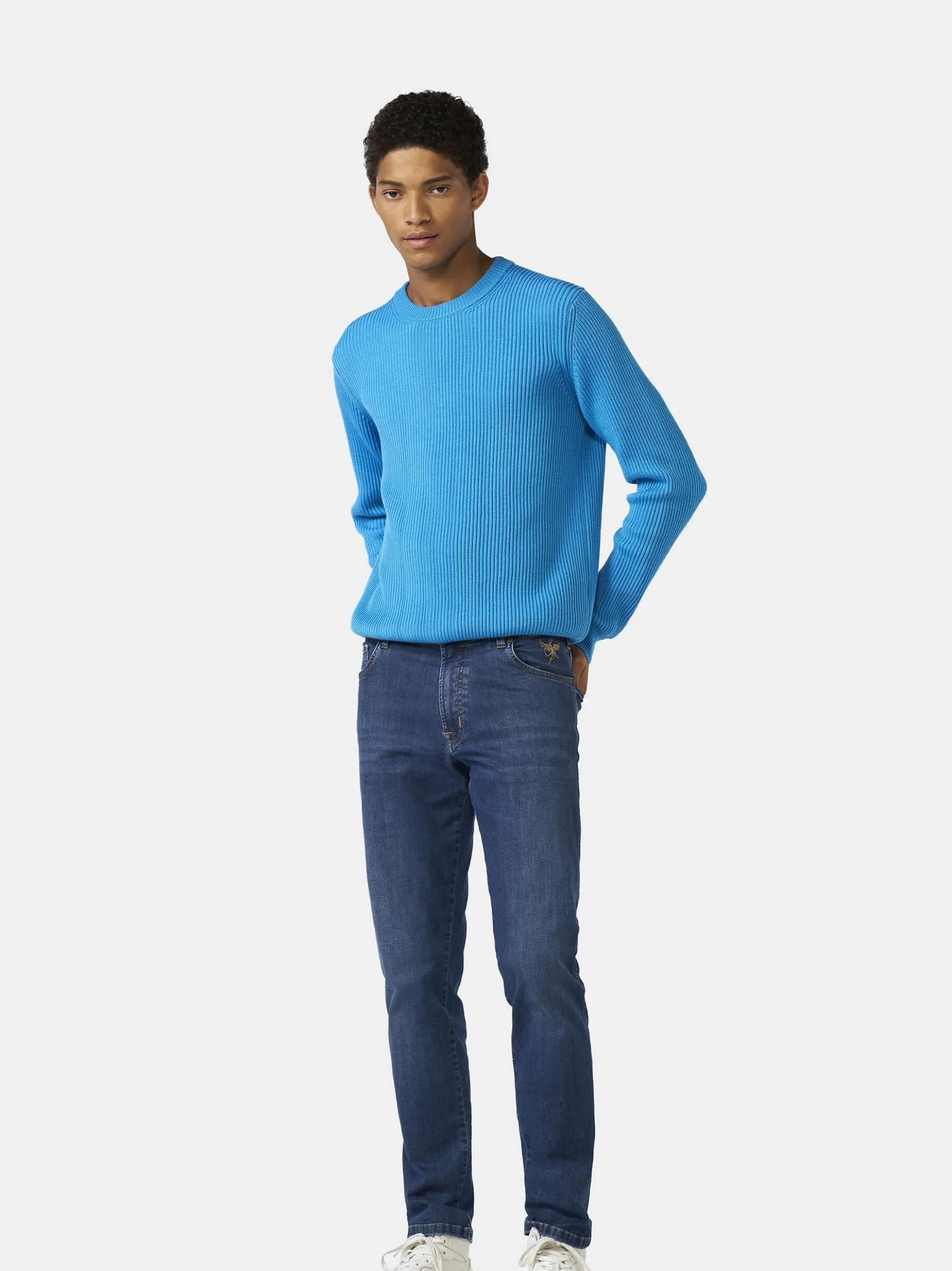 MMX Herren Five Pocket - Falco in denim - Länge: lang