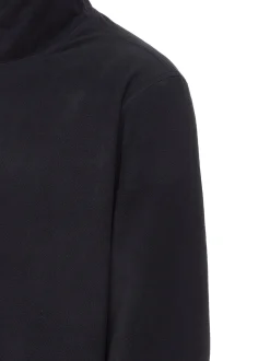 Mo Herren Fleecepullover in schwarz