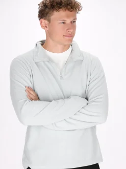 Mo Herren Fleecepullover in türkis