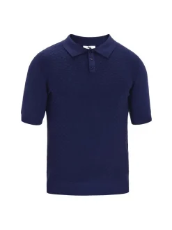 Mo Herren Poloshirt in blau