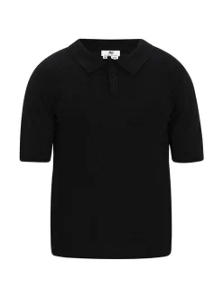 Mo Herren Poloshirt in schwarz