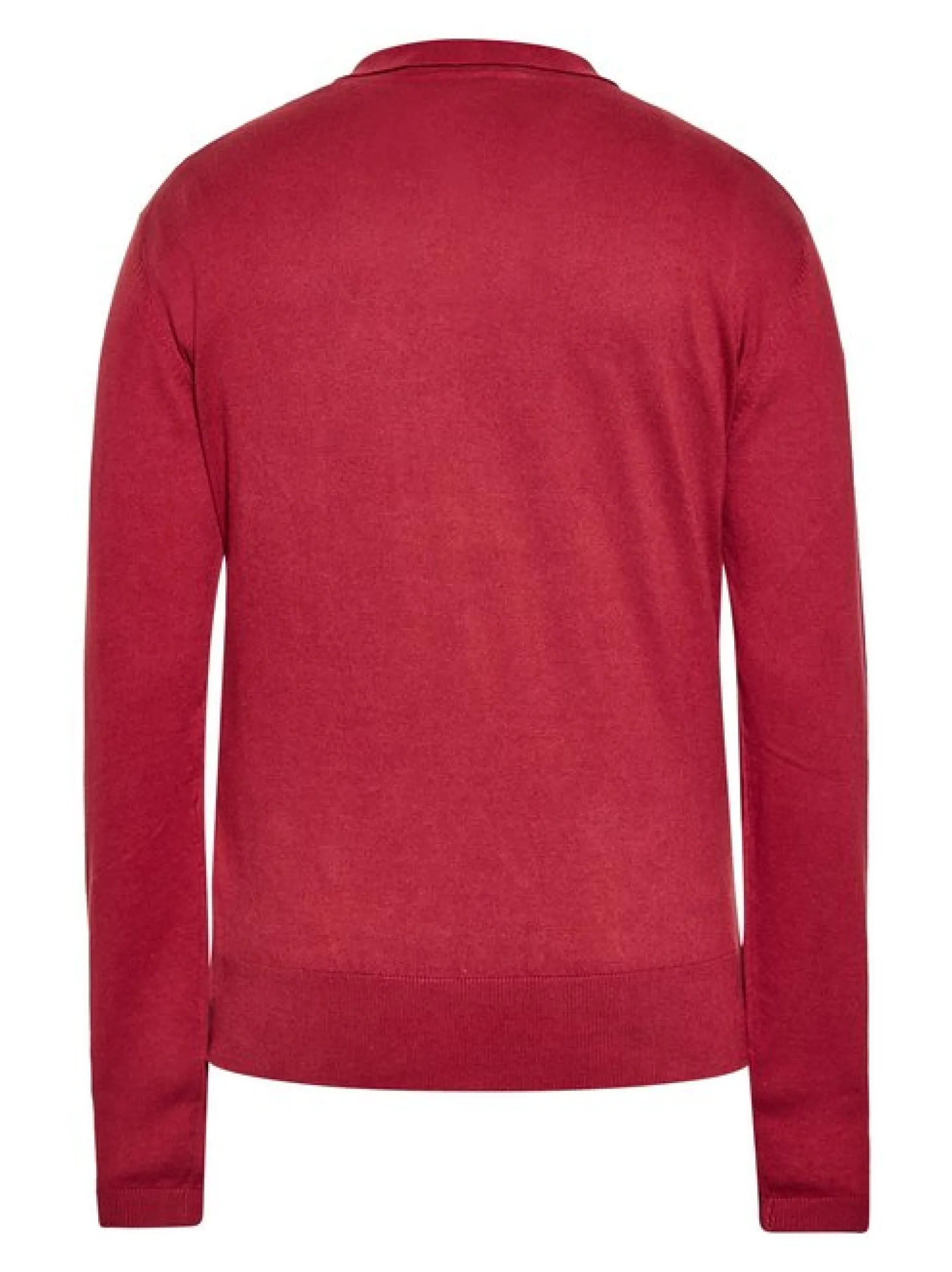 Mo Herren Pullover in rot - Ausschnitt: ohne Kragen