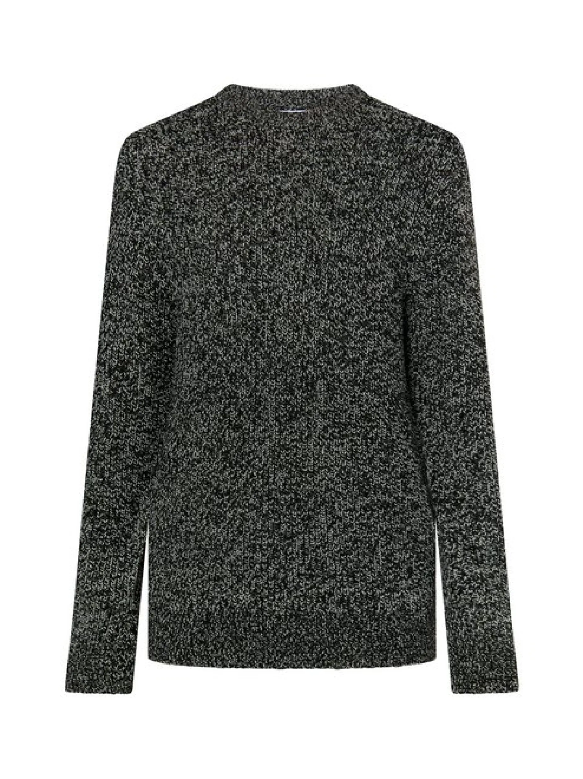 Mo Herren Pullover in schwarz - Ausschnitt: Rundhals