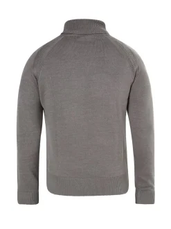 Mo Herren Rollkragenpullover in grau