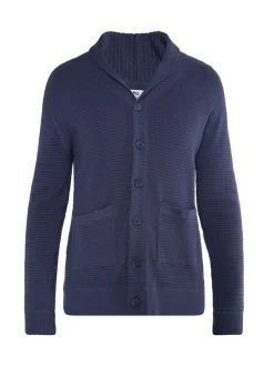 Mo Herren Strickjacke in marine