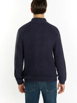Mo Herren Strickjacke in marine