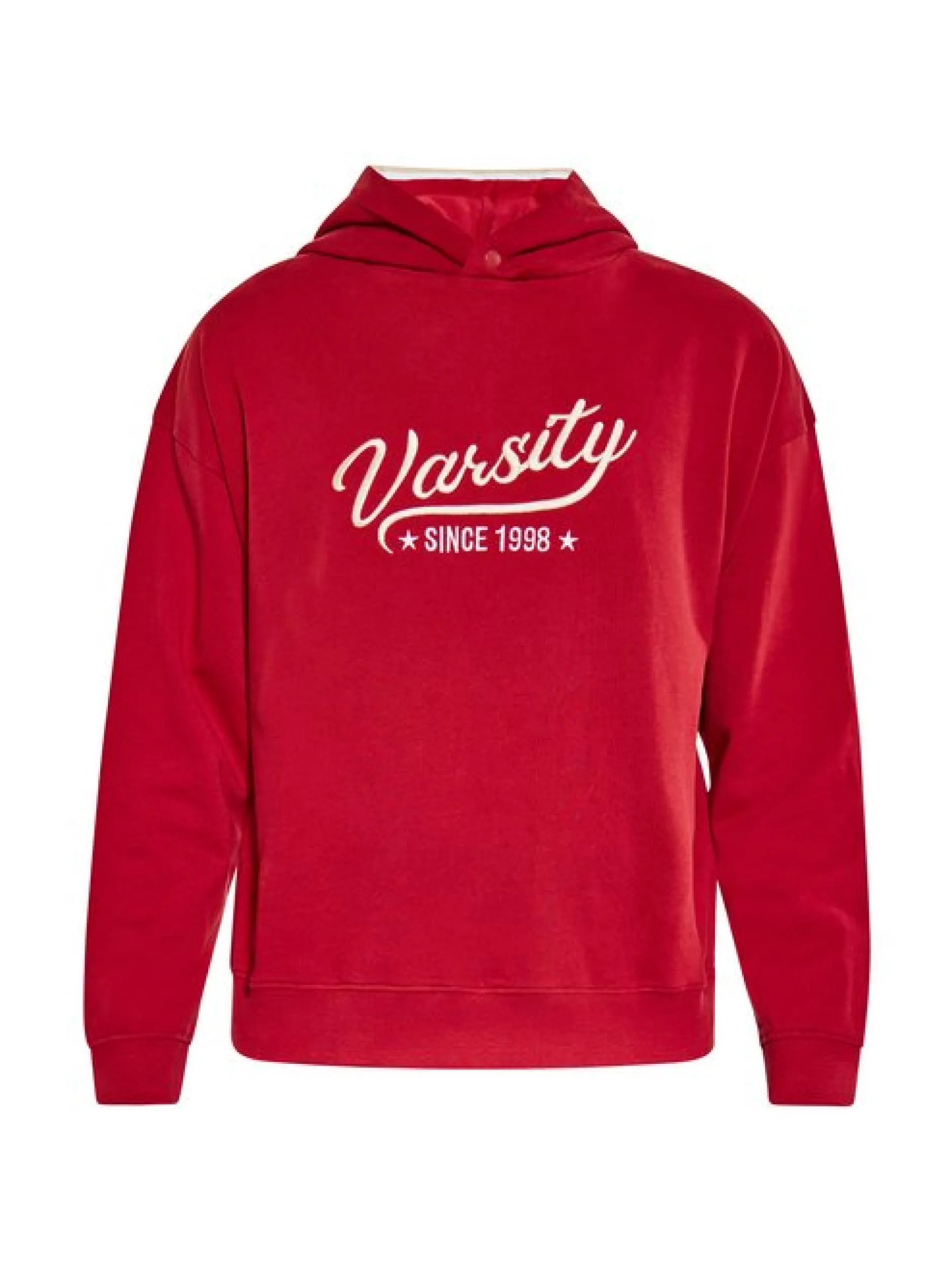 Mo Herren Sweatshirt in rot - Ausschnitt: ohne Kragen