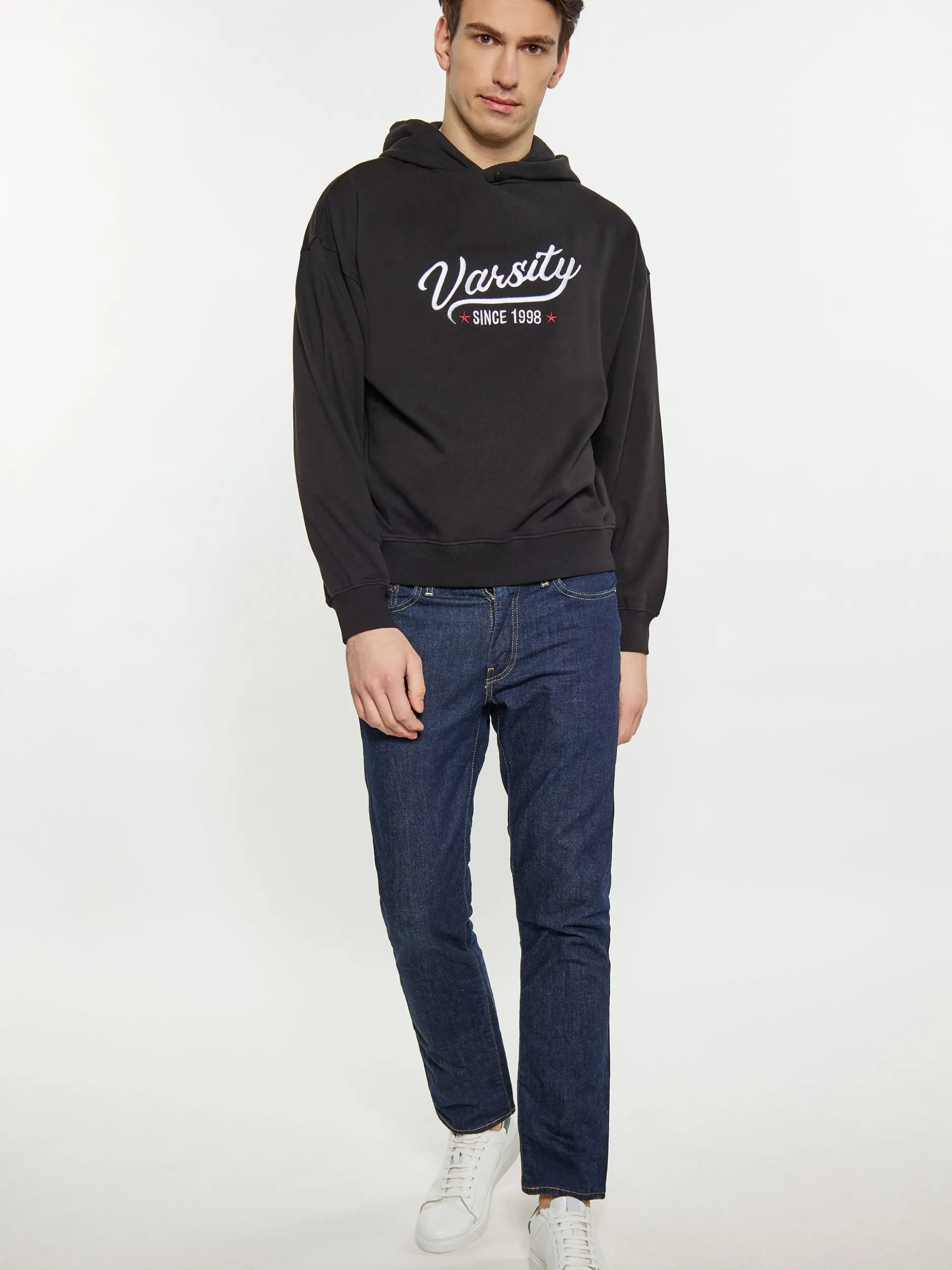 Mo Herren Sweatshirt in schwarz