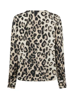 Monari Damen Blusenshirt in sand schwarz